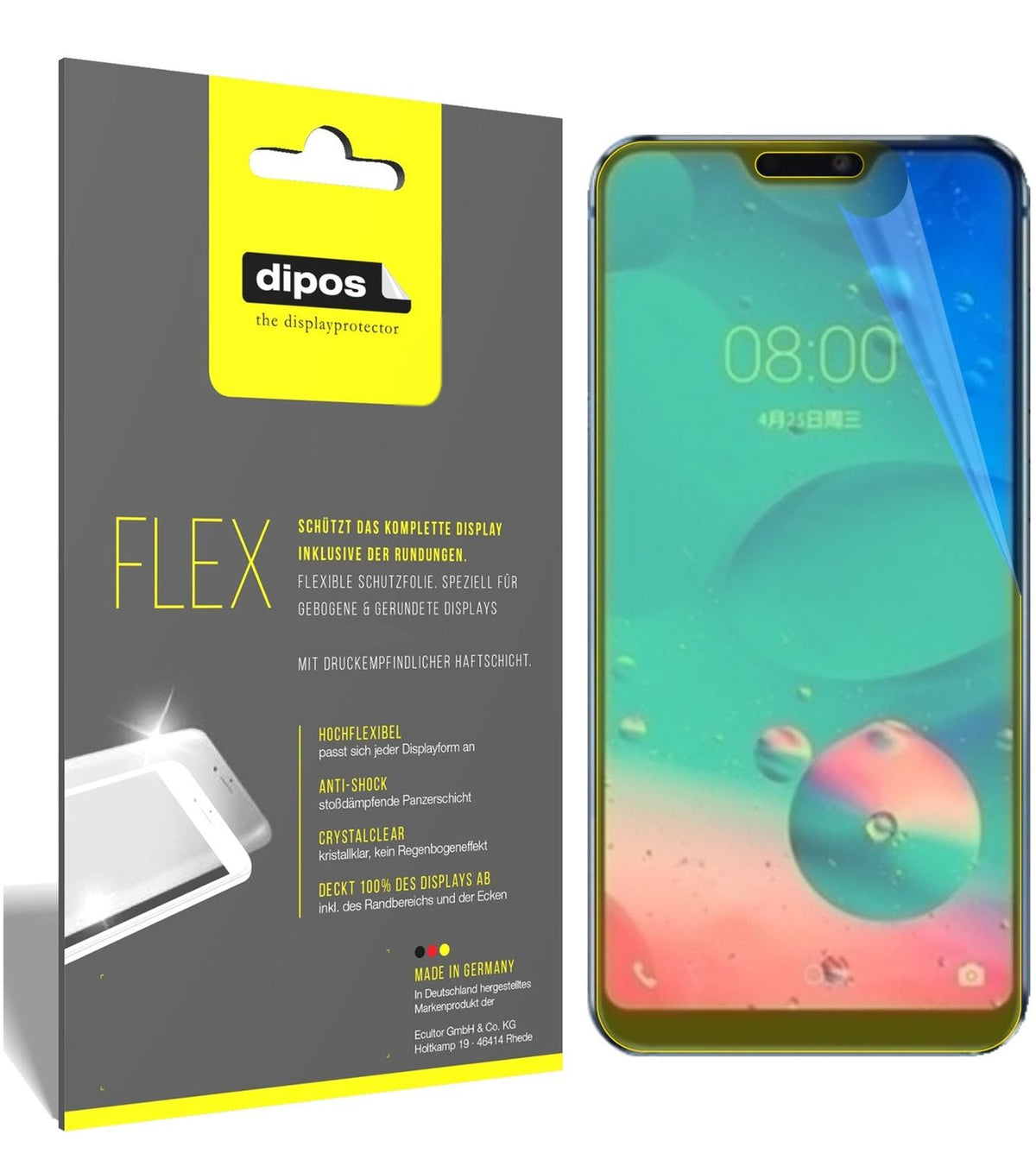 2x 3D Full Cover Screen Protector for Hisense H20