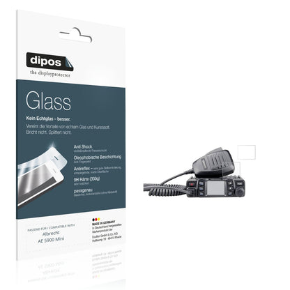 2x Screen Protector for Albrecht AE 5900 Mini matte Flexible Glass 9H dipos