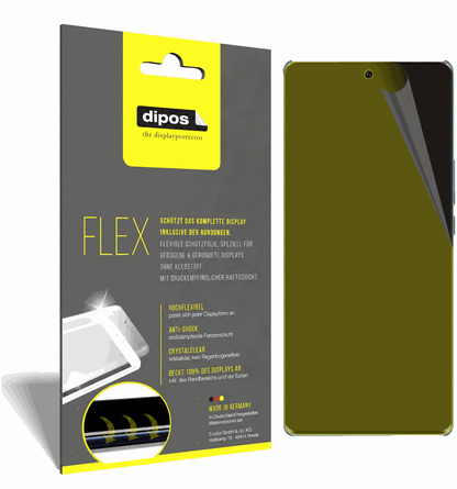 2x Screen Protector for Honor 60 Pro Protective Film covers 100% dipos Flex