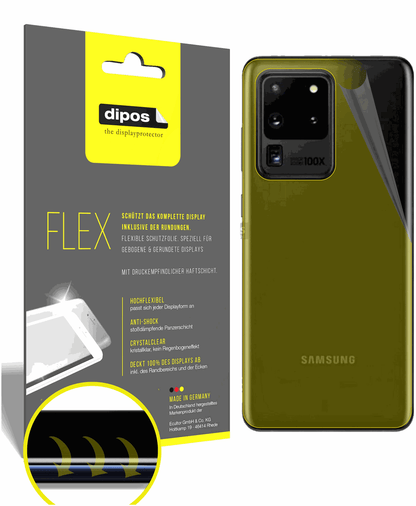 2x Screen Protector for Samsung Galaxy S20 Ultra 5G back Protective Film covers