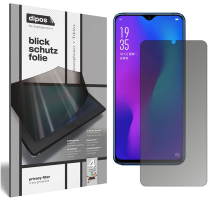 Blickschutzfolie für Oppo R17 Pro matt Schutzfolie Privacy