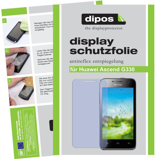 dipos 2x Matte Screen Protector for Huawei Ascend G330