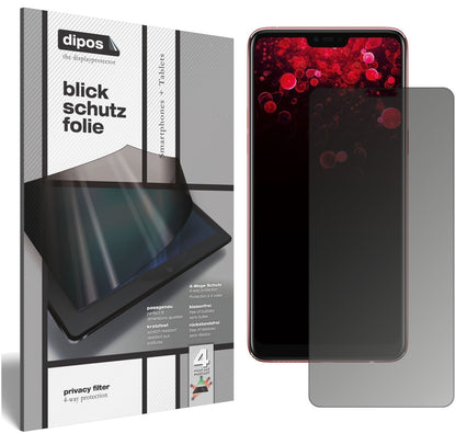 Blickschutzfolie für Oppo F7 YOUTH matt Schutzfolie Privacy