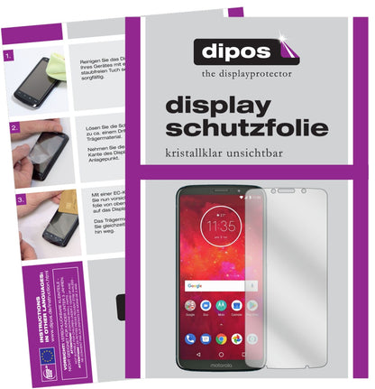 5x Schutzfolie klar für Motorola Moto Z3 Play Display-Schutzfolie