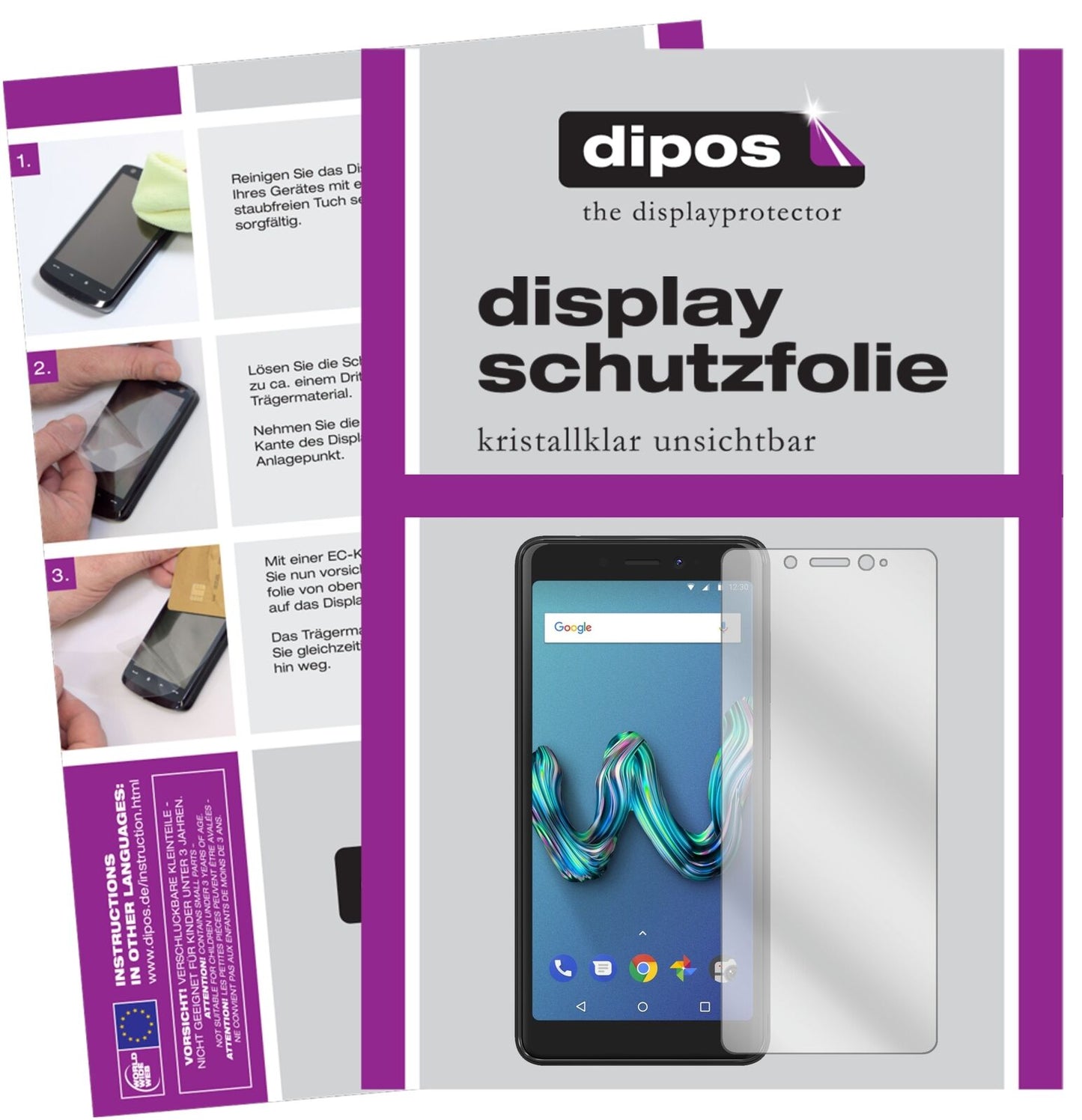 1x Schutzfolie klar für Wiko Tommy 3 Display-Schutzfolie