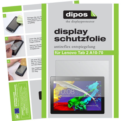 dipos 2x Matte Screen Protector for Lenovo Tab 2 A10-70