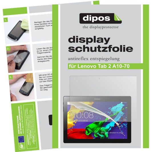 dipos 2x Matte Screen Protector for Lenovo Tab 2 A10-70