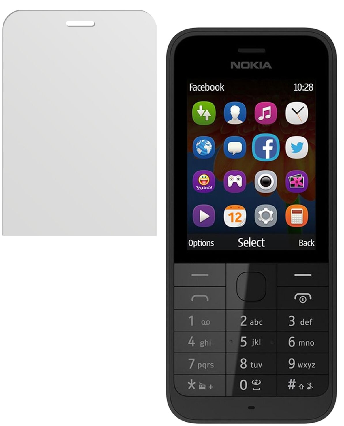 dipos 2x Matte Screen Protector for Nokia 225