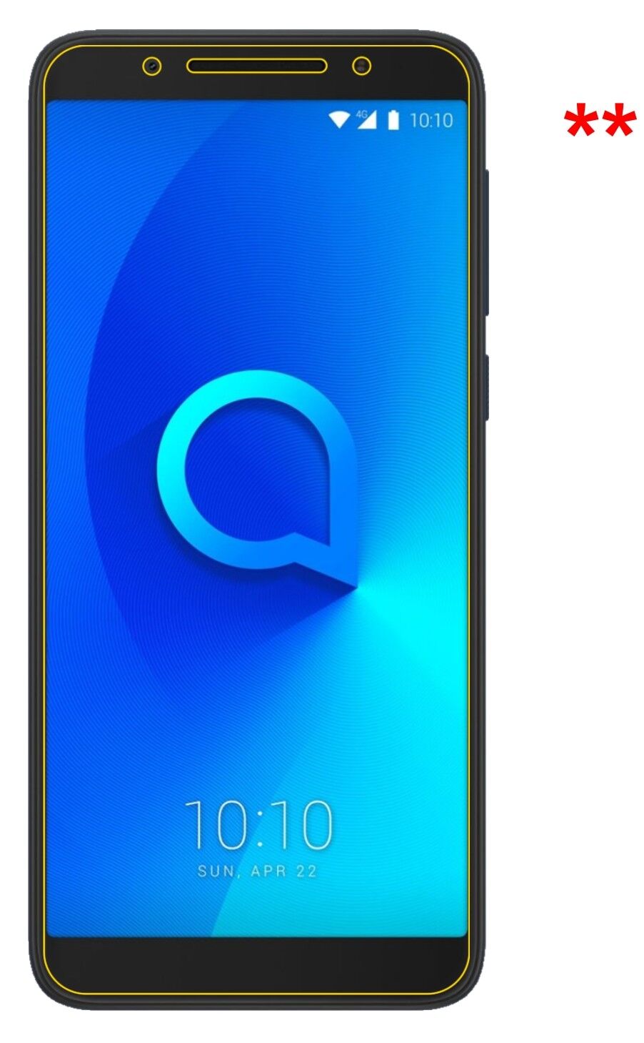 1x 9H Schutzfolie für Alcatel 3V Panzerfolie