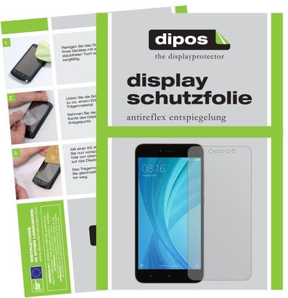 5x Schutzfolie matt für Xiaomi Note 5A Prime Display-Schutzfolie