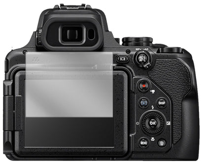 5x Schutzfolie klar für Nikon Coolpix P1000 Display-Schutzfolie