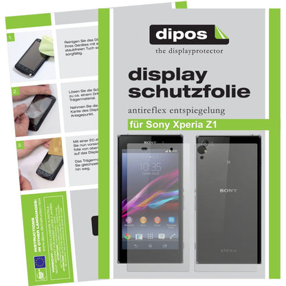 2x Screen Protector for Sony Xperia Z1 protection guard anti glare