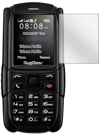5x Schutzfolie klar für Ruggear RG129 (2018) Display-Schutzfolie
