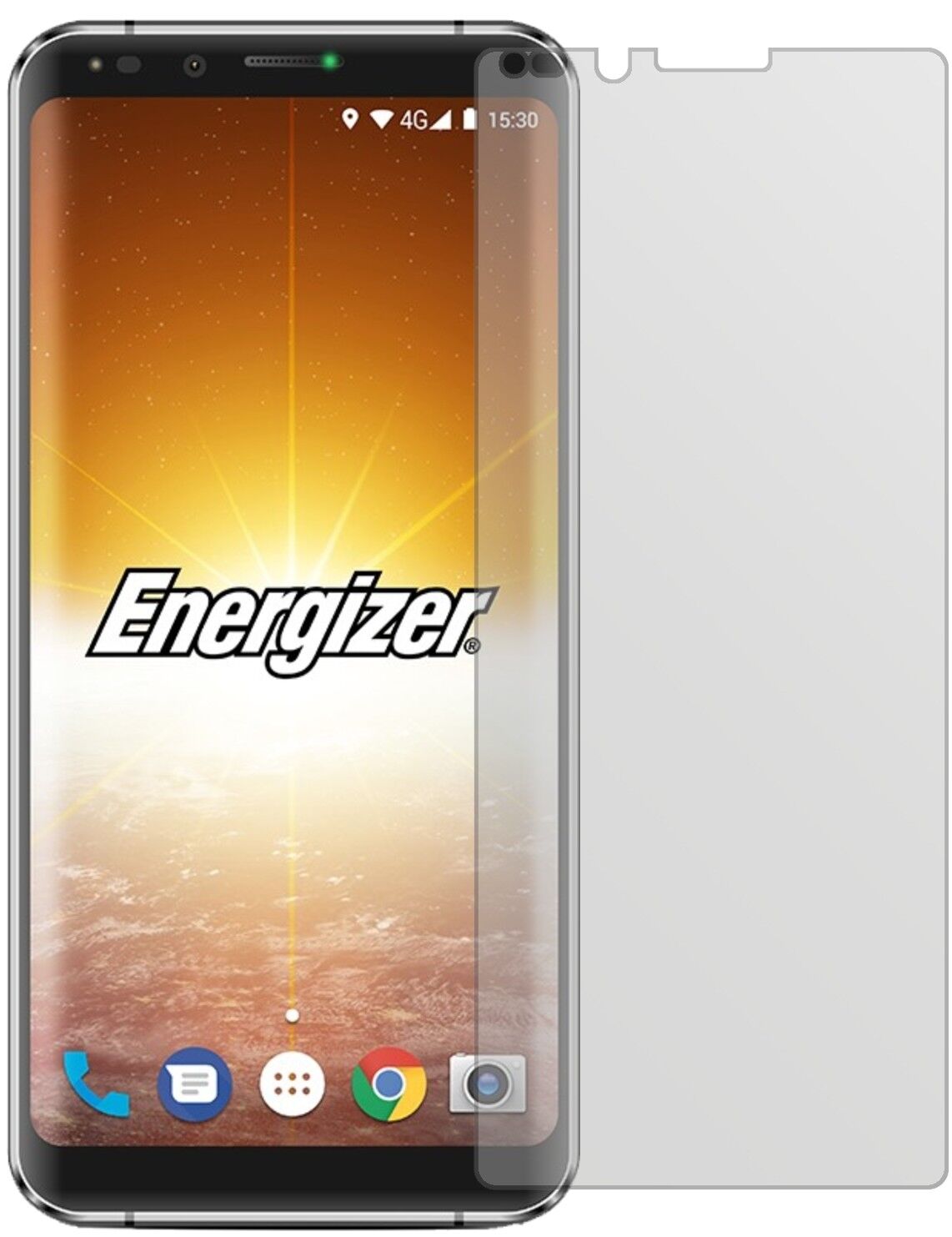 5x Schutzfolie matt für Energizer Powermax P600S Display-Schutzfolie