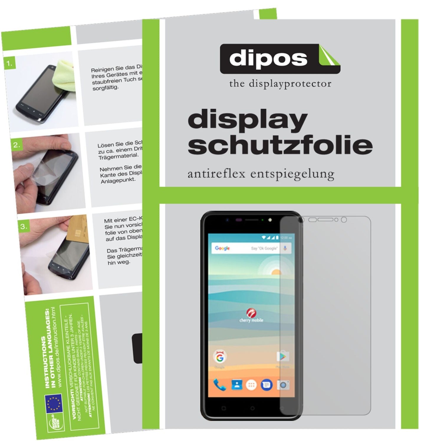 1x Schutzfolie matt für Cherry Mobile Flare S6 Display-Schutzfolie
