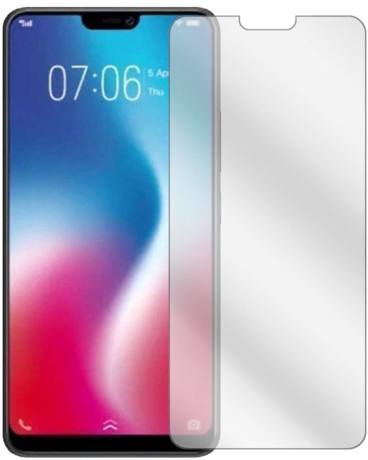Klare Displayschutzfolie von dipos passend für Vivo Y85, präziser Zuschnitt und blasenfrei montiert