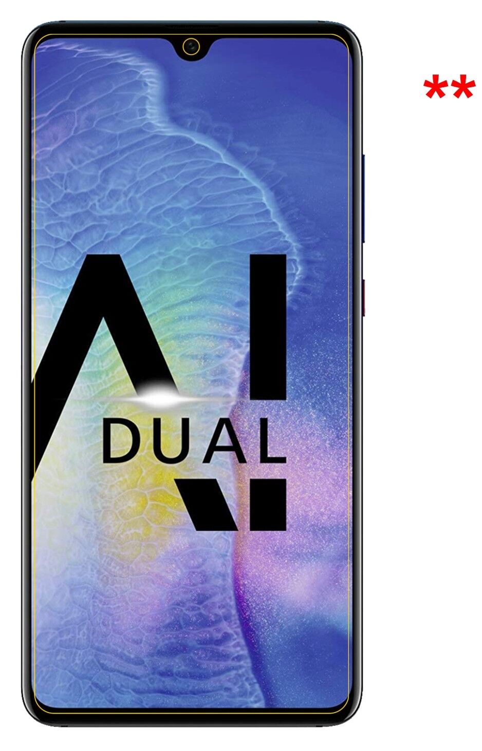 5x Schutzfolie matt für Huawei Mate 20 Display-Schutzfolie