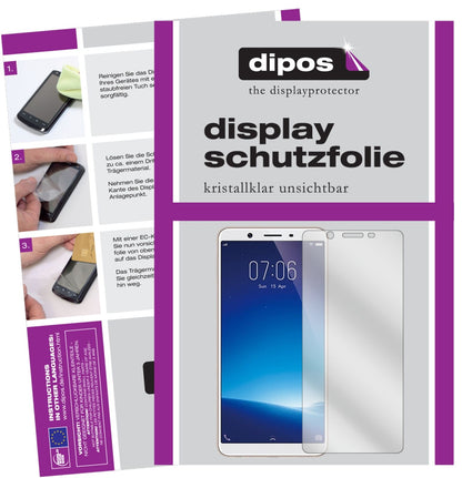 5x Schutzfolie klar für Vivo Y71i Display-Schutzfolie