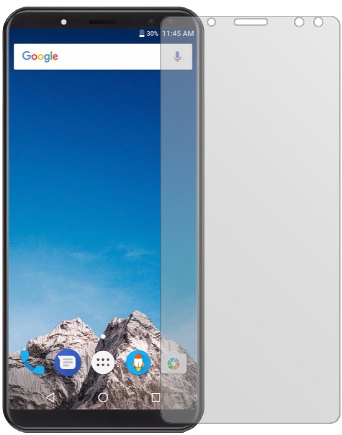 5x Schutzfolie matt für Vernee X Display-Schutzfolie