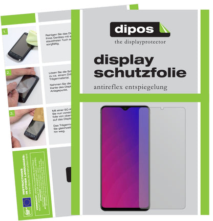 5x Schutzfolie matt für Oppo F9 Pro Display-Schutzfolie