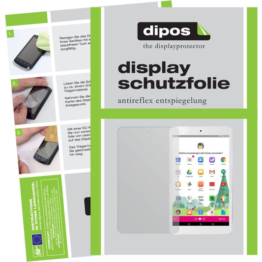 2x Screen Protector for Telekom Tablet Puls protection guard anti glare