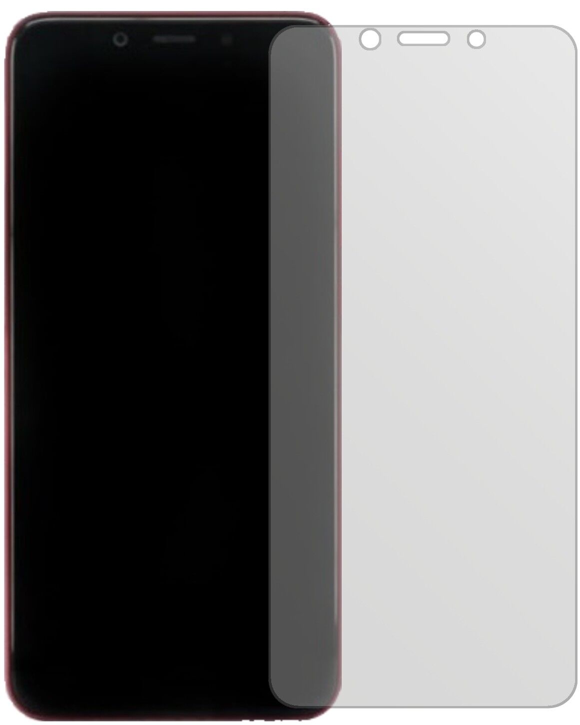 5x Schutzfolie matt für Xiaomi Mi A2 Display-Schutzfolie