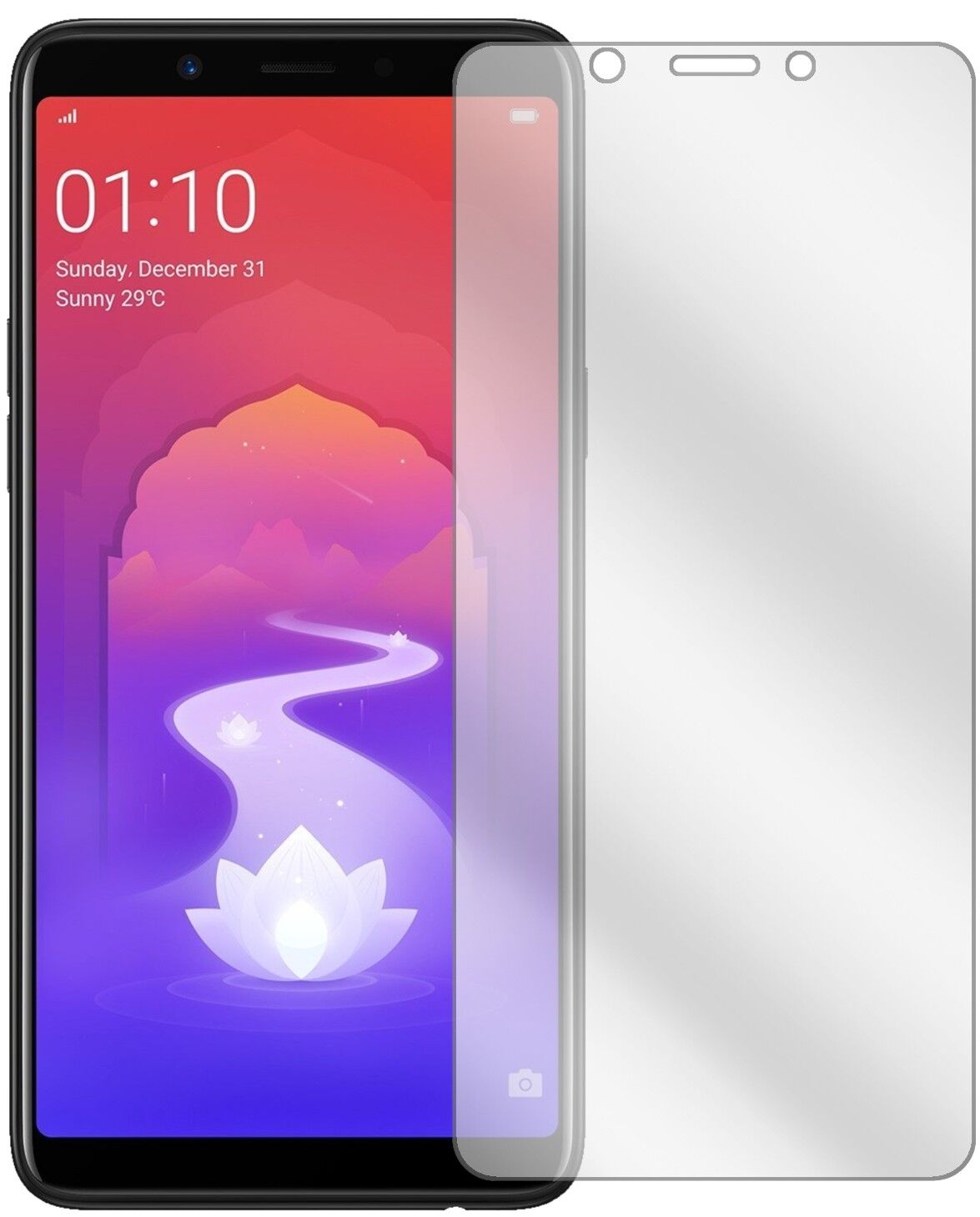1x Schutzfolie klar für Oppo Realme 1 Display-Schutzfolie