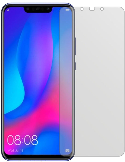 Matte Displayschutzfolie von dipos passend für Huawei Nova 3i, präziser Zuschnitt und blasenfrei montiert