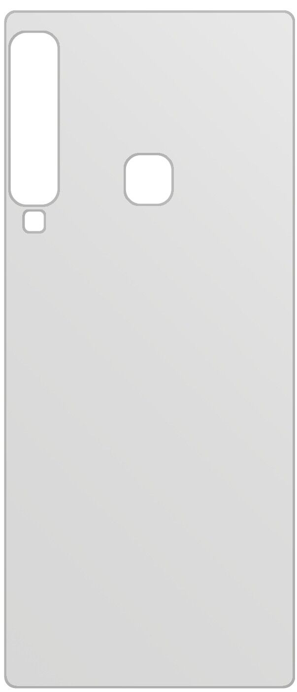 5x Schutzfolie matt für Samsung Galaxy A9 (2018) Rückseite Display-Schutzfolie