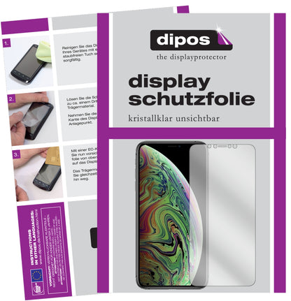 1x Schutzfolie klar für Apple iPhone XS Max Display-Schutzfolie