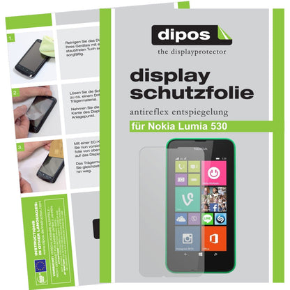 2x Schutzfolie matt für Lumia 530 Nokia Display-Schutzfolie