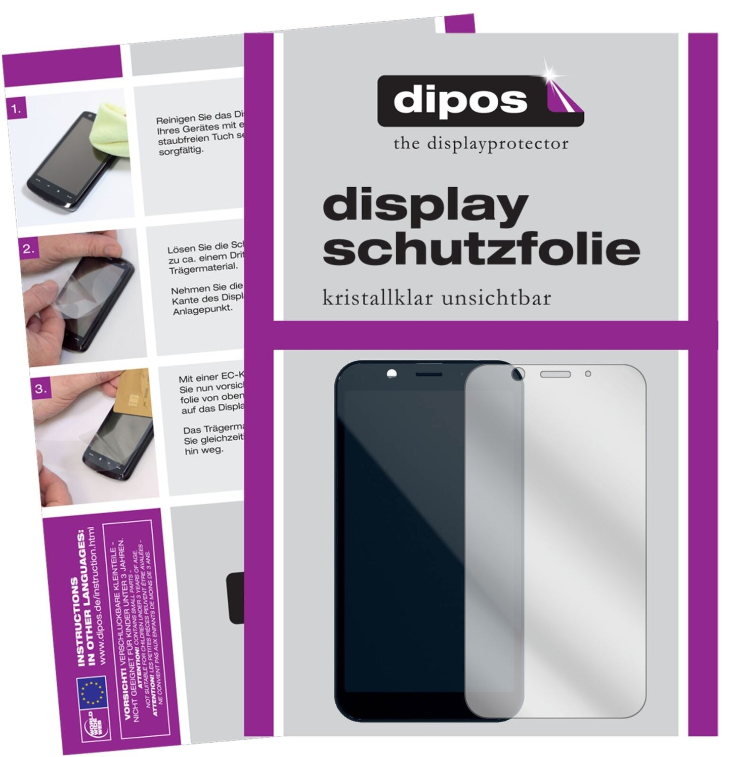 1x Schutzfolie klar für Shift 6mq Display-Schutzfolie