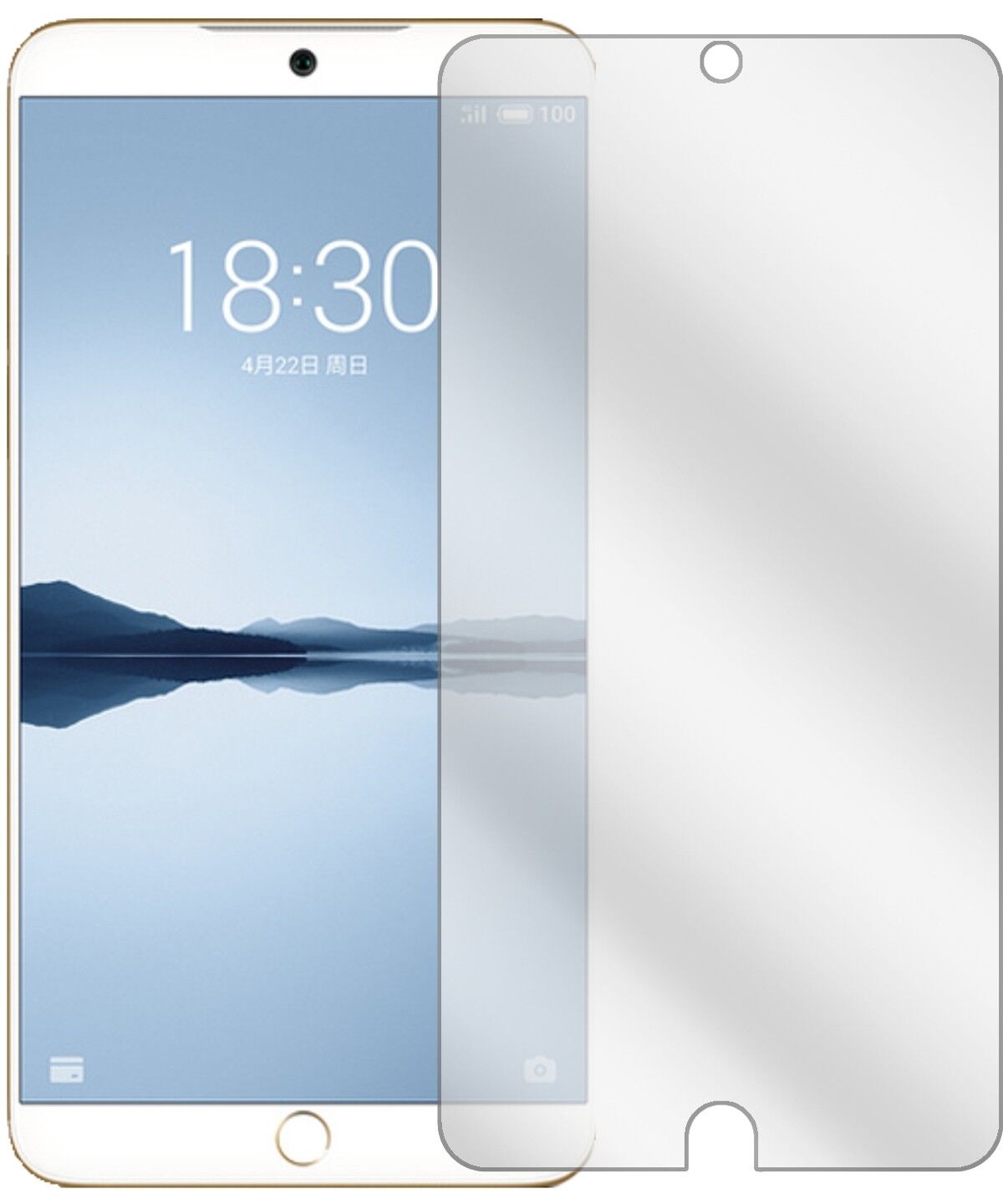 5x Schutzfolie klar für Meizu 15 Plus Display-Schutzfolie