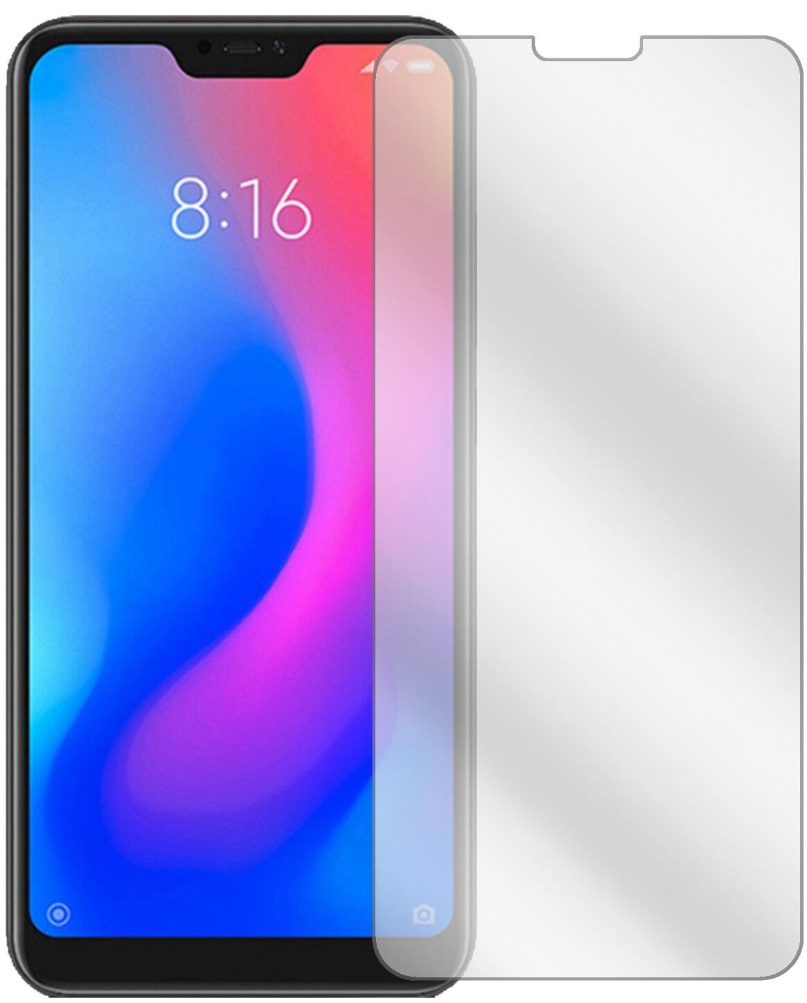 1x Schutzfolie klar für Xiaomi Redmi 6 Pro Display-Schutzfolie