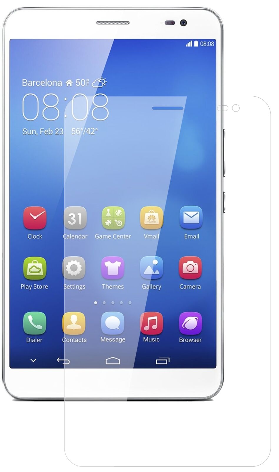 1x 9H Protective Film for Huawei MediaPad X1 / X2 7.0 Tempered Glass