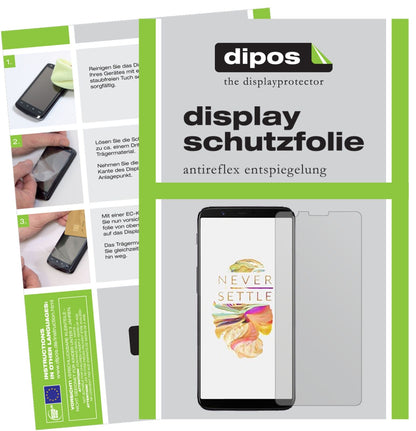 5x Schutzfolie matt für OnePlus 5T Display-Schutzfolie