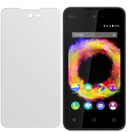 Sunset 2Wiko mit aufgebrachter dipos Displayschutzfolie, die lästige Fingerabdrücke minimiert