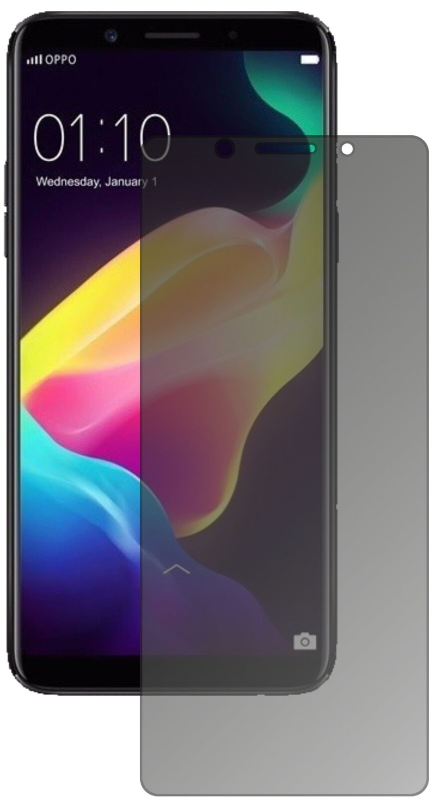 Blickschutzfolie für Oppo F5 Youth matt Schutzfolie Privacy