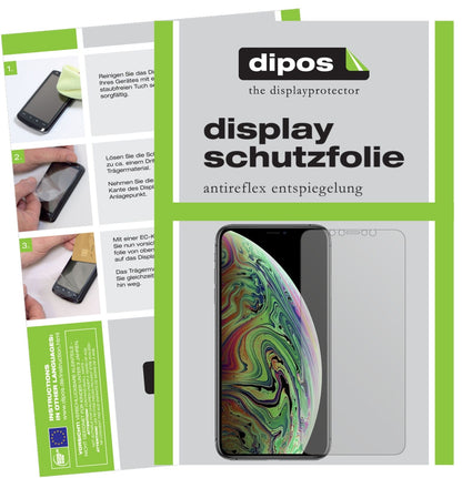 5x Schutzfolie matt für Apple iPhone XS Max Display-Schutzfolie