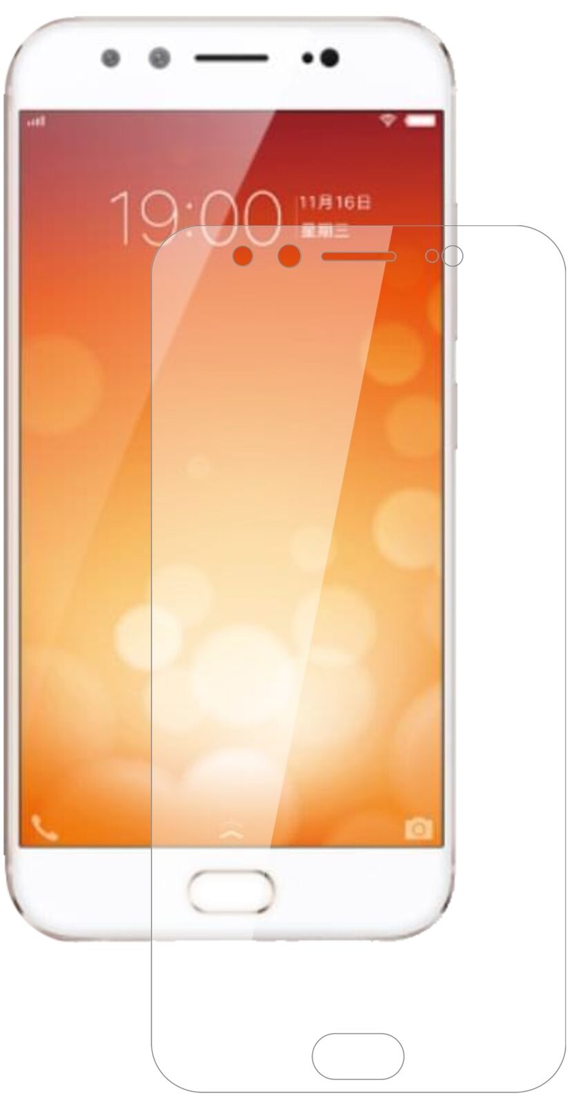 1x 9H Schutzfolie für Vivo X9 Panzerfolie
