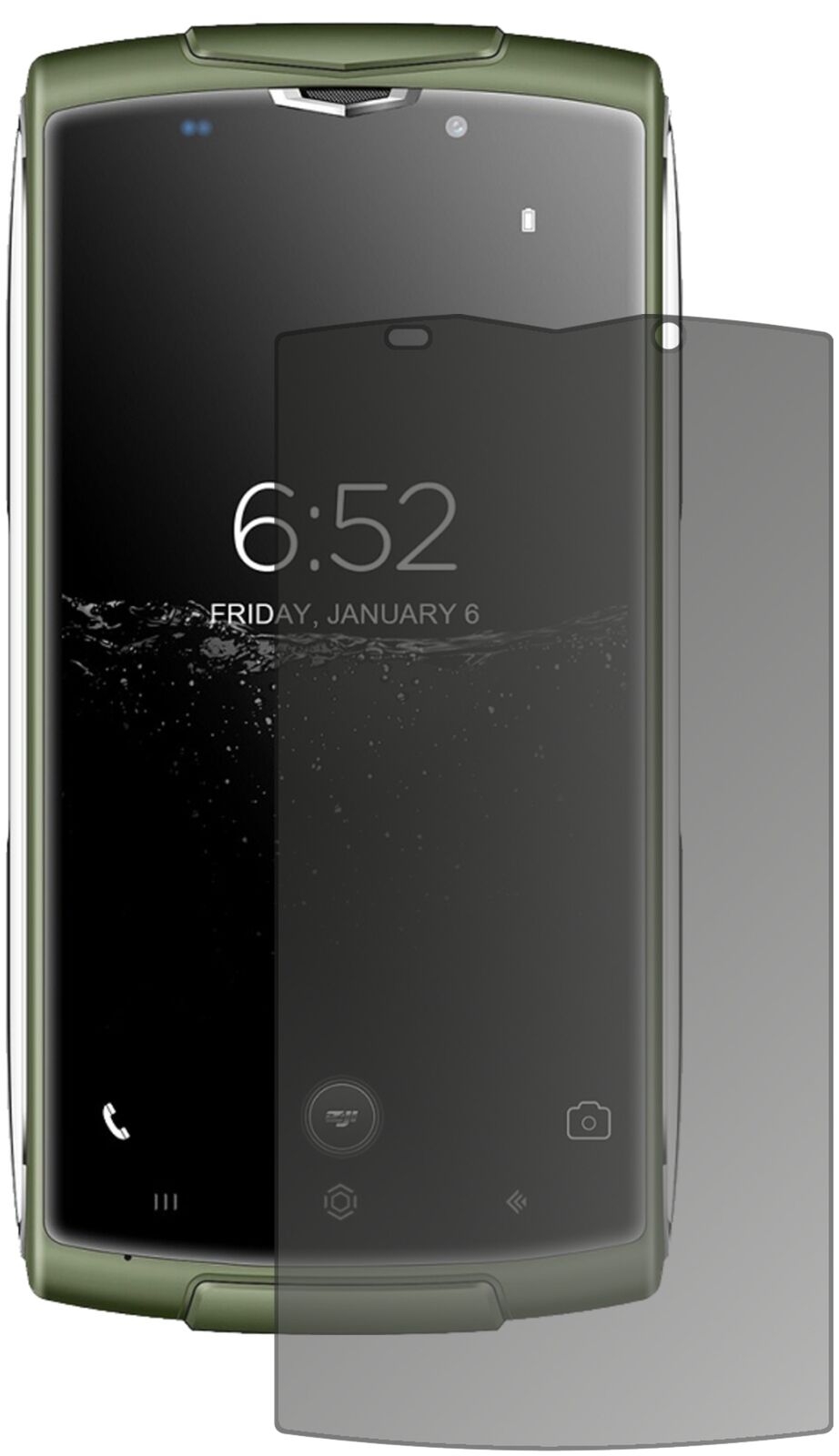 Blickschutzfolie für Homtom Zoji Z7 matt Schutzfolie Privacy