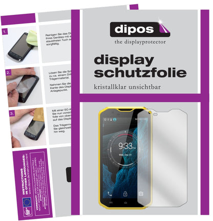 1x Schutzfolie klar für Kenxinda W8 Display-Schutzfolie