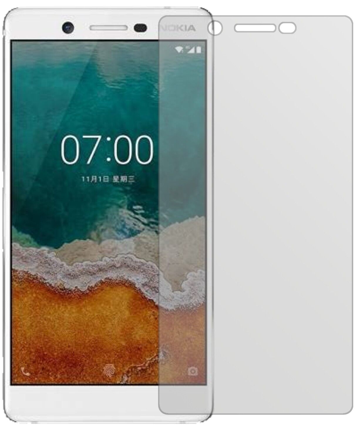 5x Schutzfolie matt für Nokia 7 Display-Schutzfolie