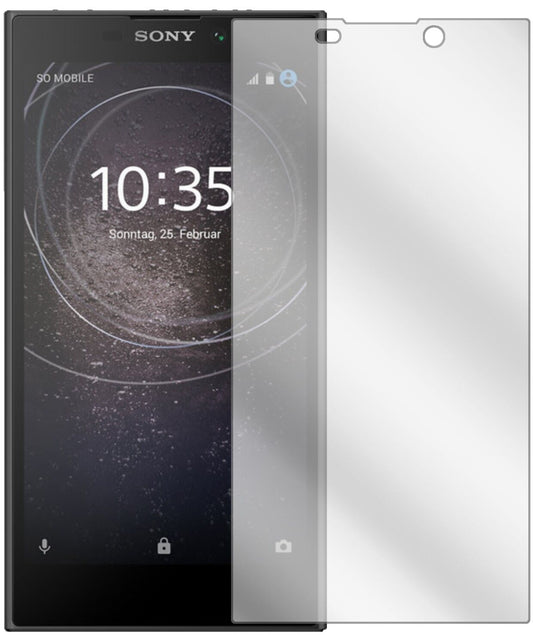 Klare Displayschutzfolie von dipos passend für Sony Xperia L2, präziser Zuschnitt und blasenfrei montiert