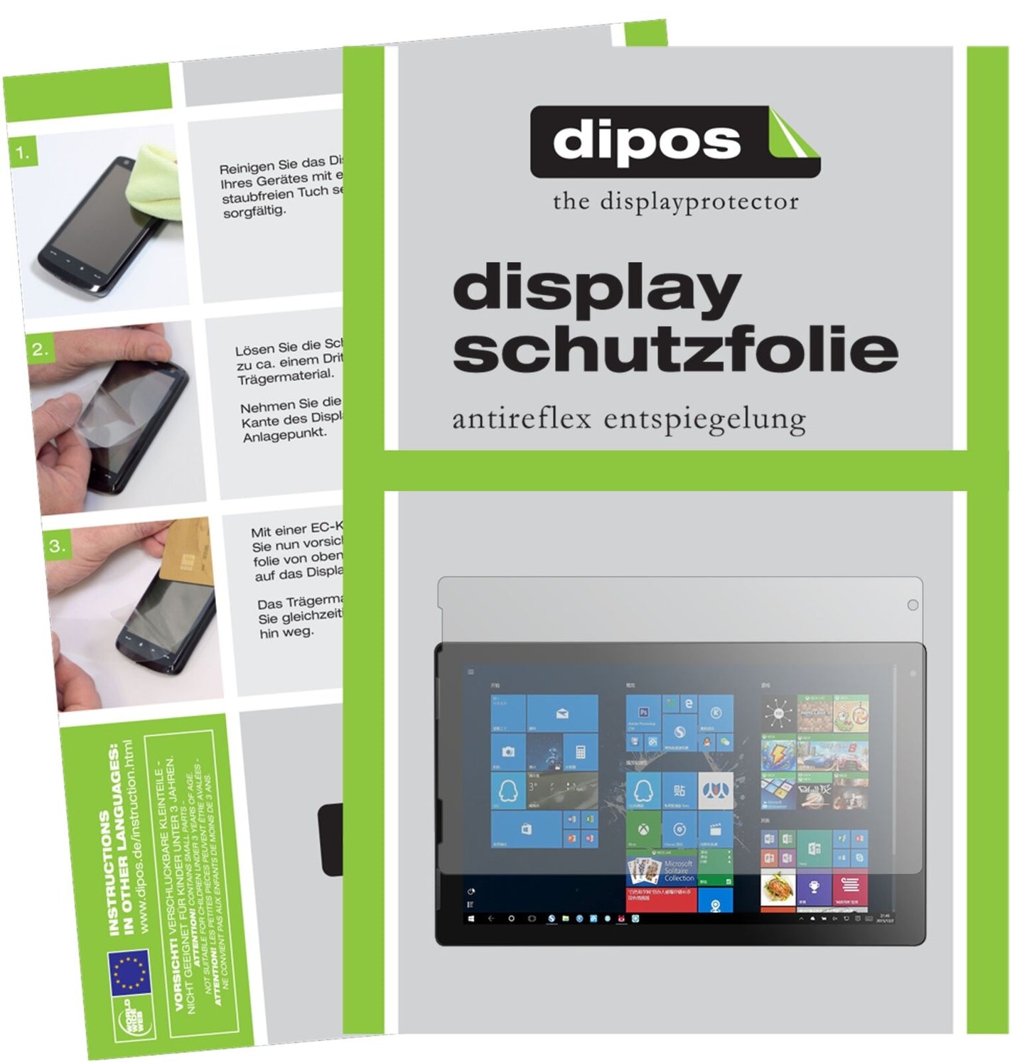 1x Schutzfolie matt für Jumper Ezpad 7S Display-Schutzfolie