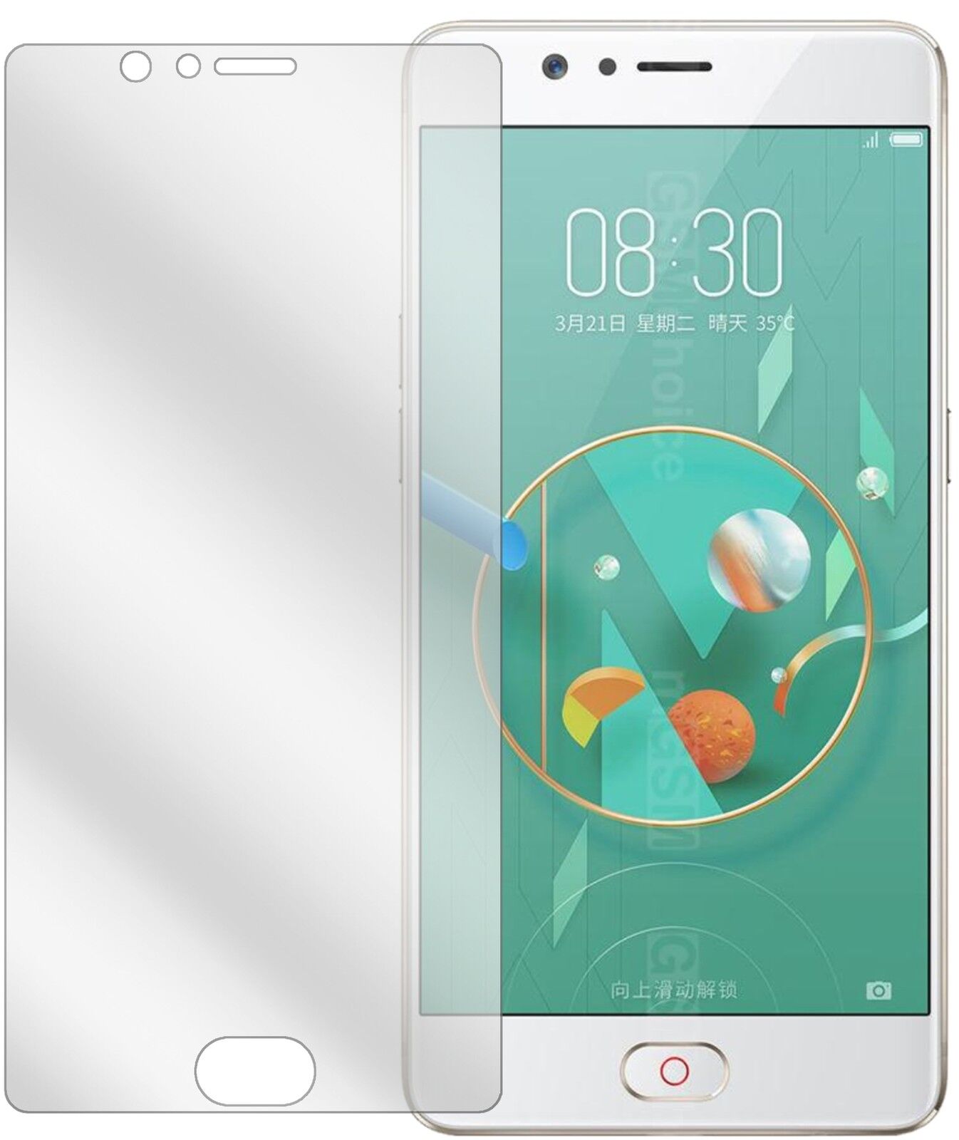 6x Schutzfolie klar für ZTE Nubia M2 Display-Schutzfolie