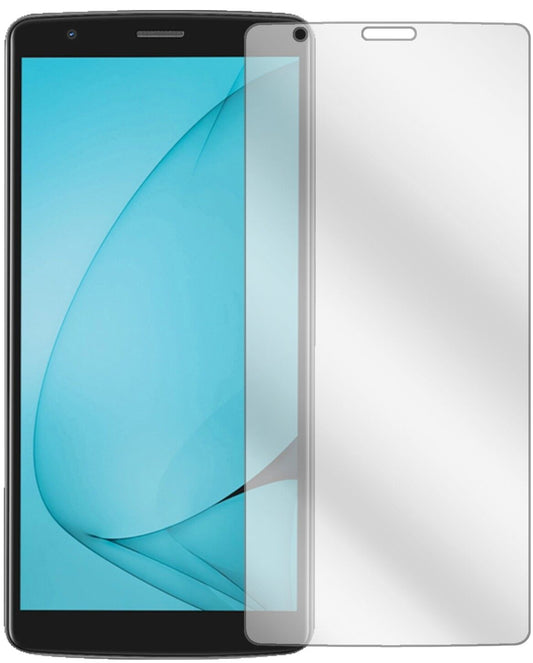 Klare Displayschutzfolie von dipos passend für Blackview A20, präziser Zuschnitt und blasenfrei montiert