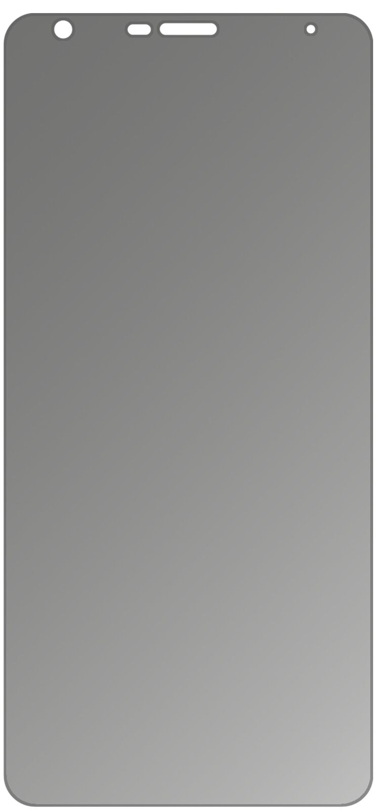 dipos Displayschutz für Lg Q8 2018, mattierte Oberfläche, Blickschutzfilter und perfekter Passform