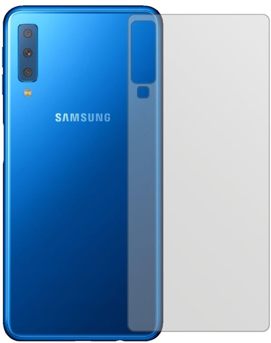 5x Schutzfolie matt für Samsung Galaxy A7 (2018) Rückseite Display-Schutzfolie