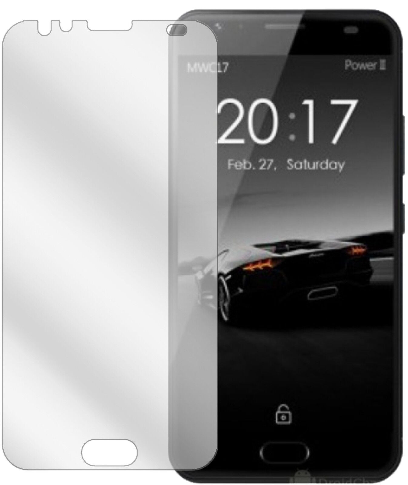 6x Schutzfolie klar für Ulefone Power 2 Display-Schutzfolie